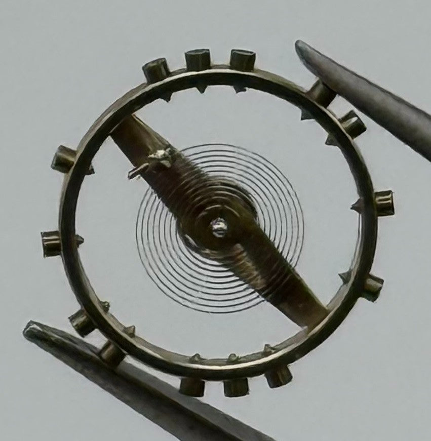 NFT 46 Balance Wheel Complete And Spring 10½’’’ Watch Movement Parts NOS