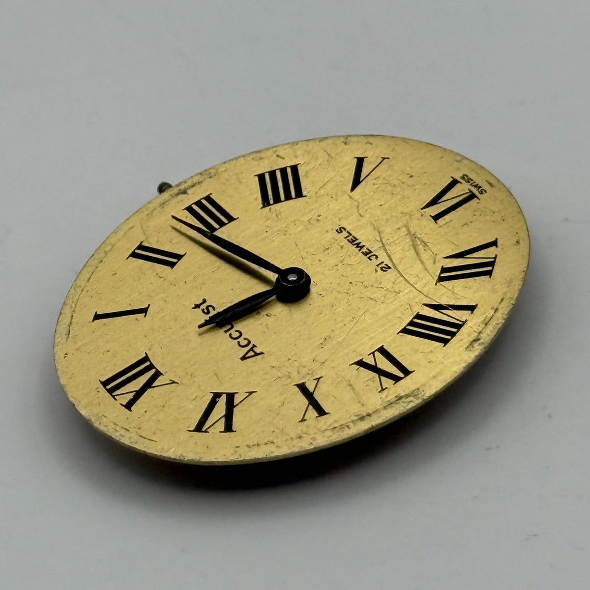 Felsa 4122 Watch Movement Accurist 21 Jewels Running Manual Wind Parts 17.1mm
