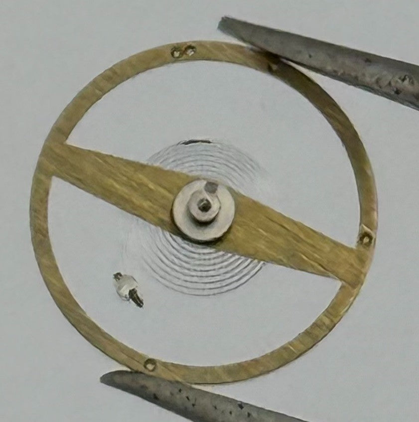 Foerster 150 187 Kif Balance Wheel Complete And Spring Watch Movement Parts NOS