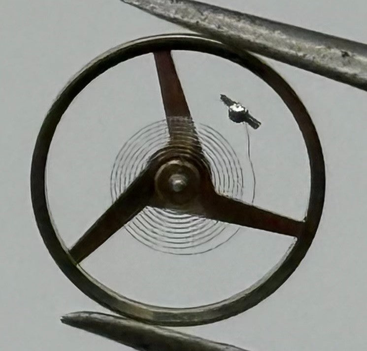 ETA 2487 Balance Wheel Complete And Spring Renata 1269 Watch Movement Parts NOS