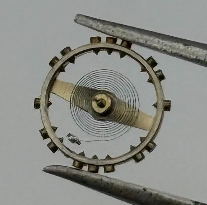 AS 976 1012 Balance Wheel Complete And Spring 29 M Watch Movement Parts NOS