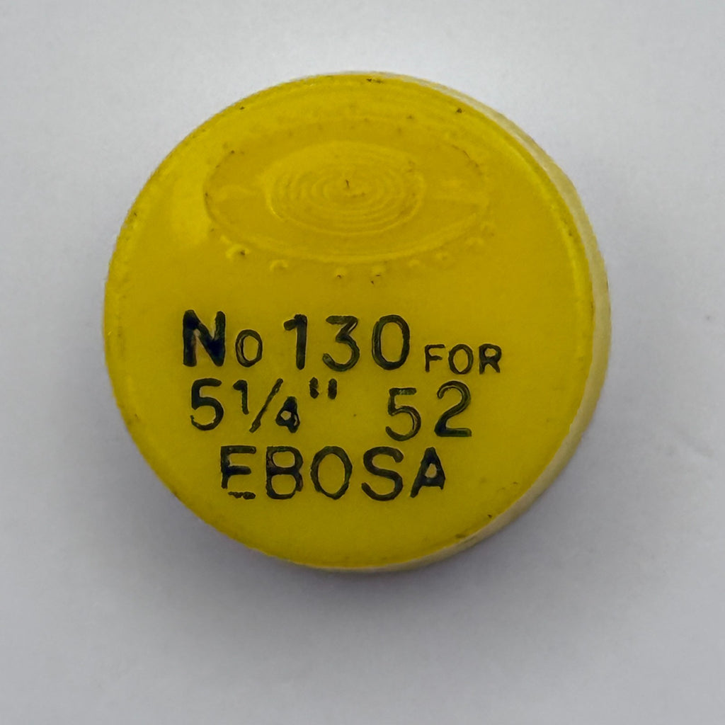 Ebosa 52 Balance Wheel Complete And Spring 5¼’’’ No 130 Watch Movement Parts NOS