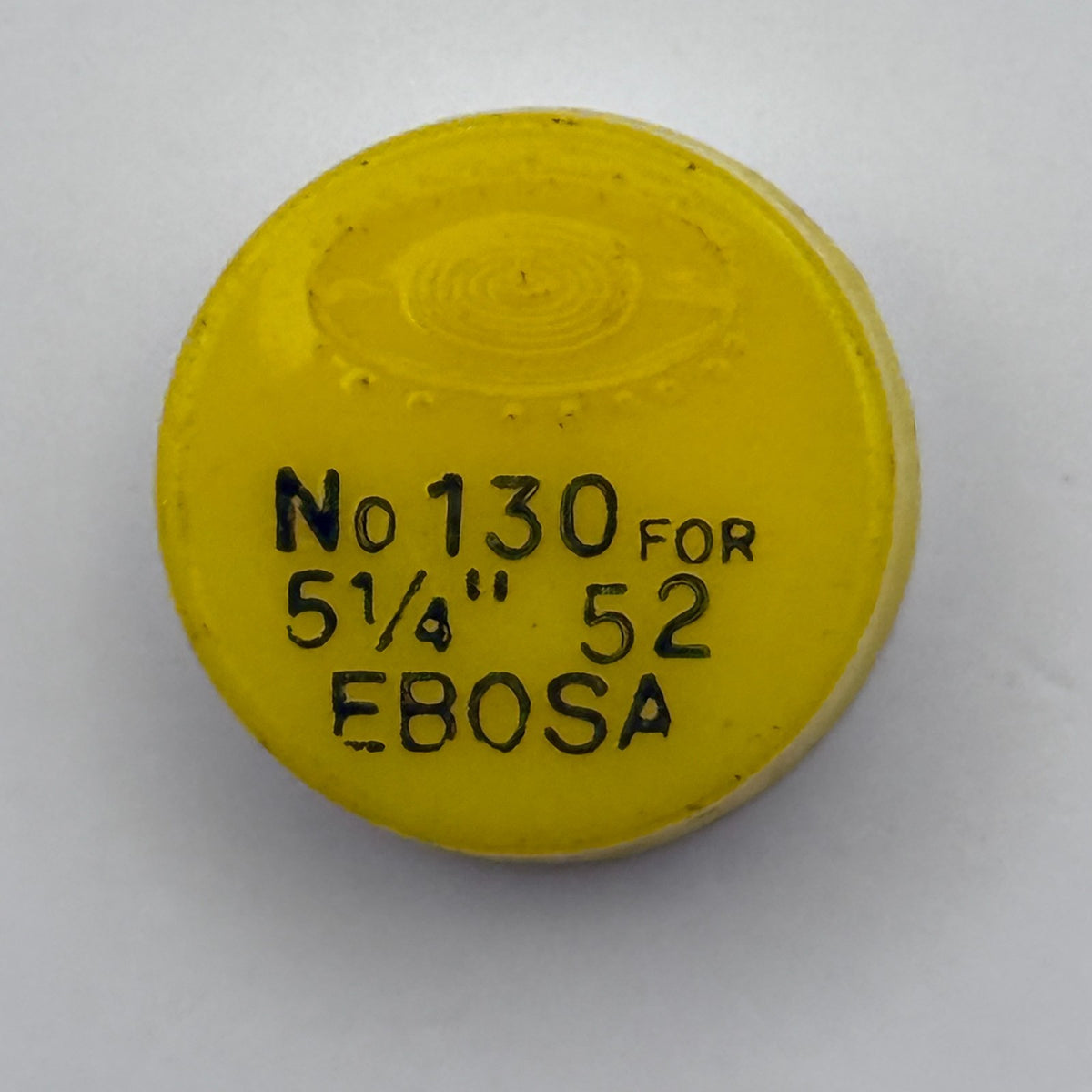 Ebosa 52 Balance Wheel Complete And Spring 5¼’’’ No 130 Watch Movement Parts NOS