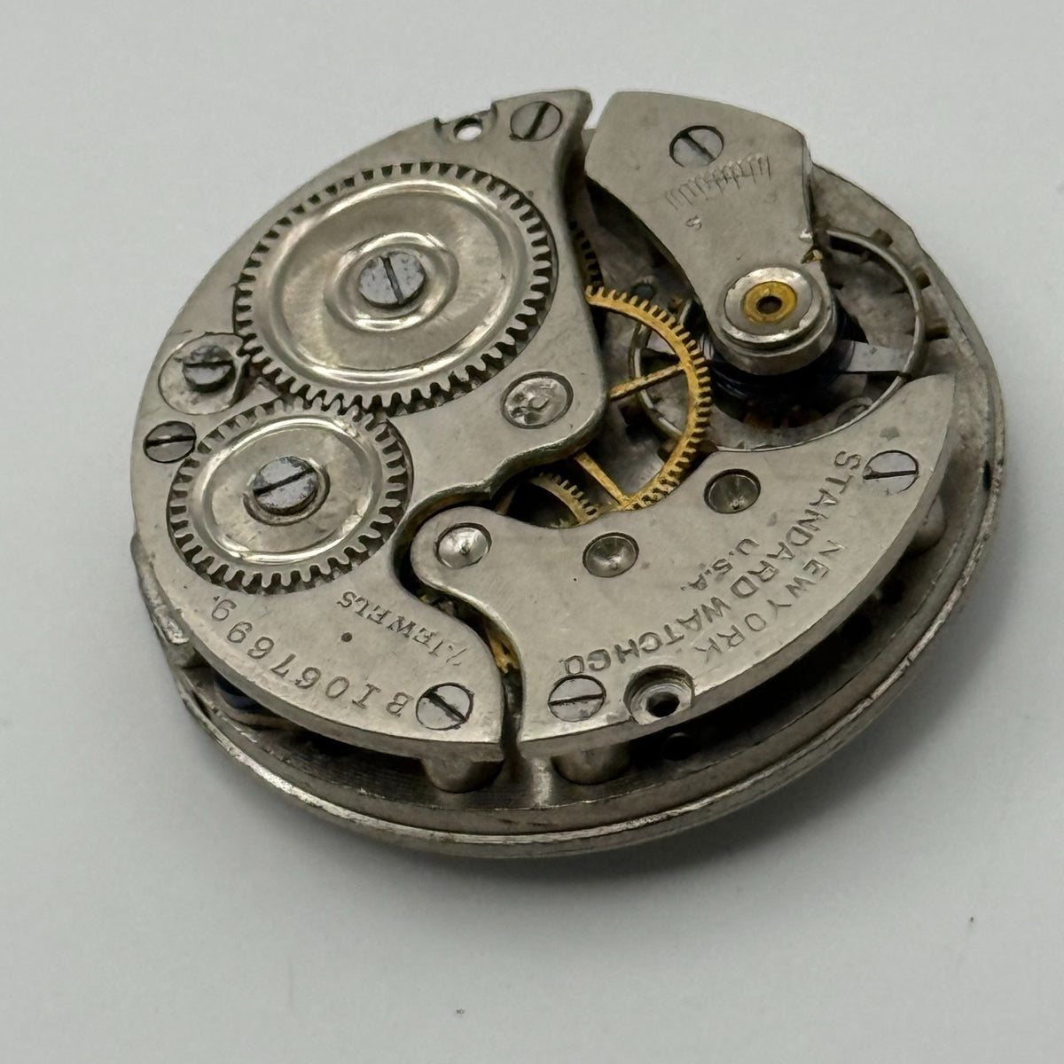 New York Standard Grade 306 Watch Movement Model BI American 0s Parts Repair