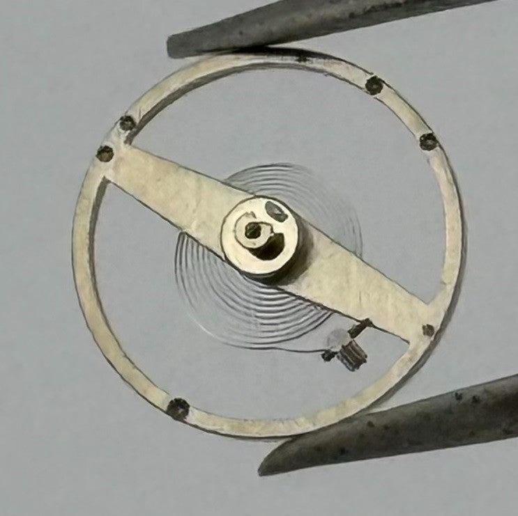 Amida 580 Balance Wheel Complete And Spring Pour Watch Movement Parts NOS