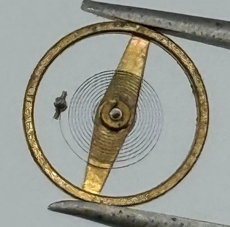 HP 25 Balance Wheel Complete And Spring 5¼’’’ Renata 387 Watch Movement Parts