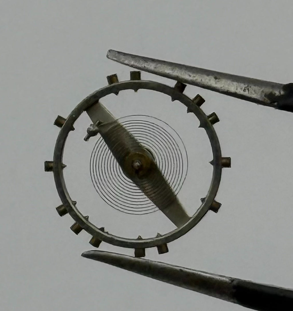 Lorsa 237 N Balance Wheel Complete And Spring 10½’’’ Ronda Watch Movement Parts