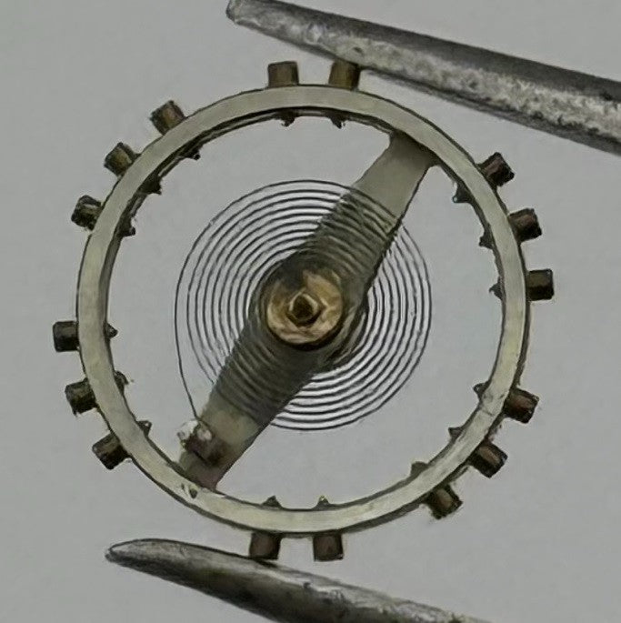 Felsa 4162 Balance Wheel Complete And Spring Renata 1244 M Watch Movement Parts