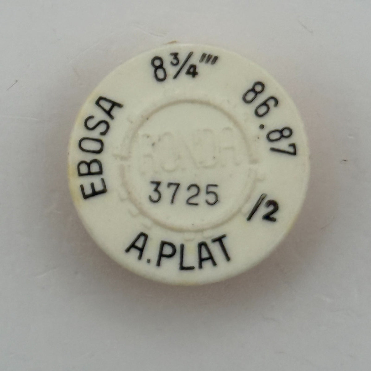 Ebosa 86 87 /2 Balance Wheel Complete And Spring 8¾’’’ 3725 Watch Movement Parts