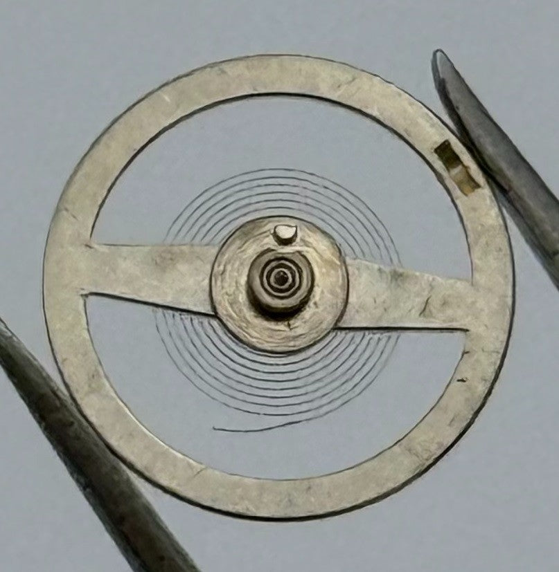 Cattin C S6 Balance Wheel Complete And Spring Renata 1551 M Watch Movement Parts