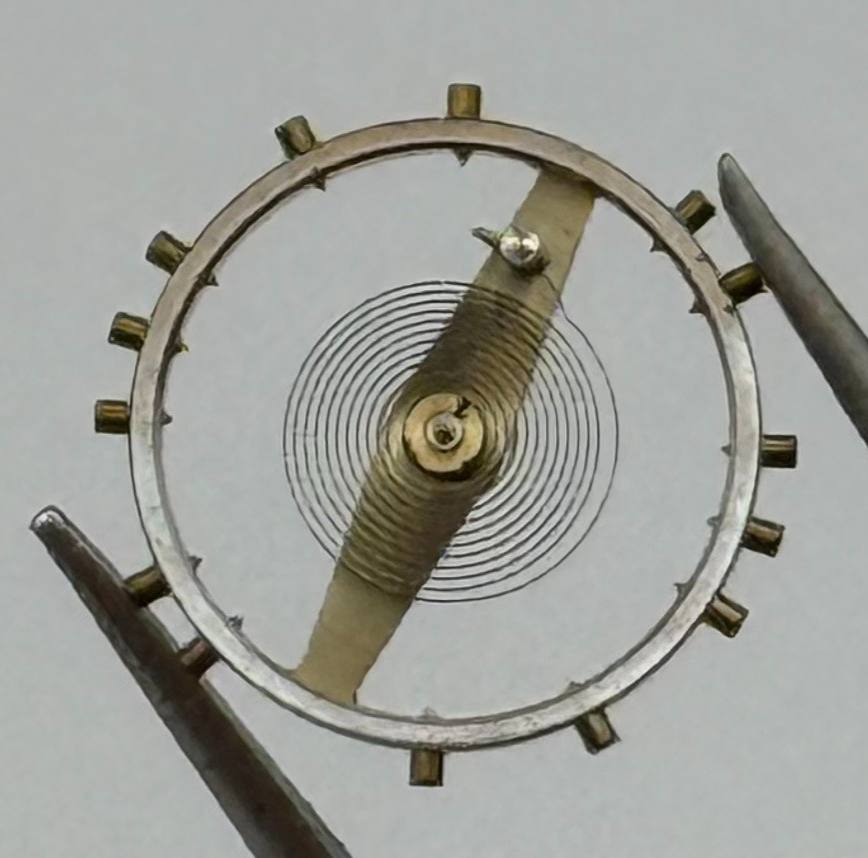 AS 1700-3 Balance Wheel Complete And Spring Renata 1165 Watch Movement Parts NOS