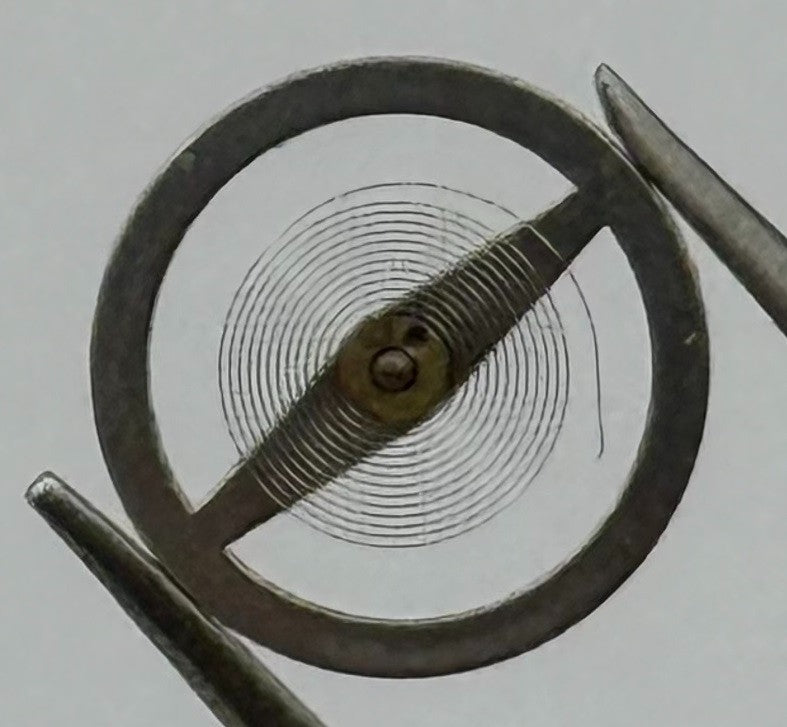 BFG 34 PL Balance Wheel Complete And Spring Renata 59 Watch Movement Parts NOS