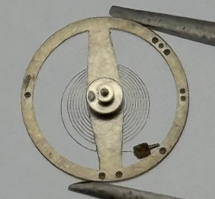 Brac 2051 Balance Wheel Complete And Spring 5½’’’ 69 M Watch Movement Parts NOS