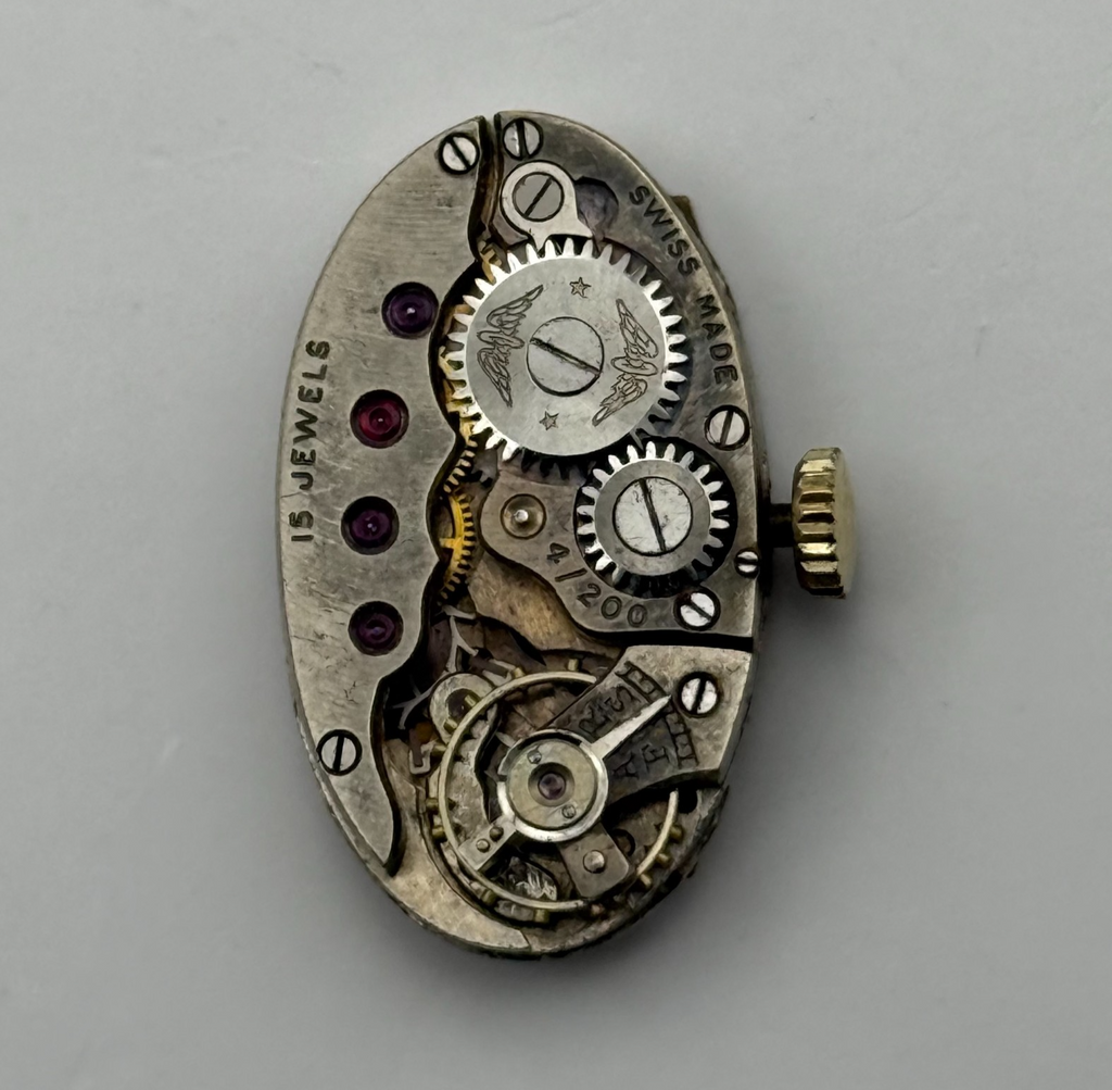 Moise Dreyfuss (M.D.) Watch Movement Rotary 7/200 15 Jewels Parts Repair 13.6mm