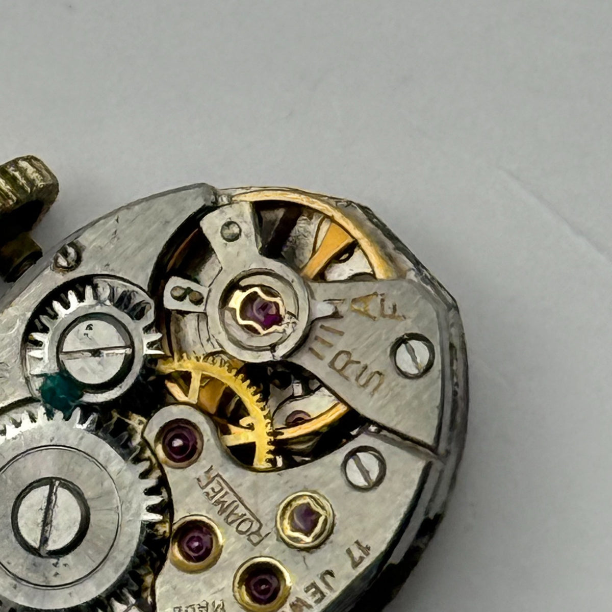 MST 389 Watch Movement Running Roamer 17J Swiss Manual Wind Parts Repair 13.1mm