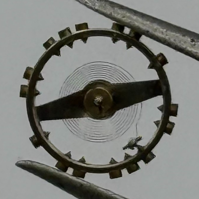 AS 976 1012 Balance Wheel Complete And Spring Renata 29 Watch Movement Parts NOS