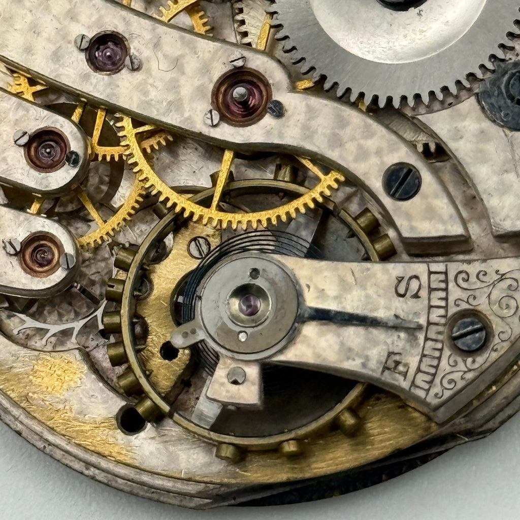 Swiss Lever Good Quality Pocket Watch Movement - Running - Parts / Repair 43mm