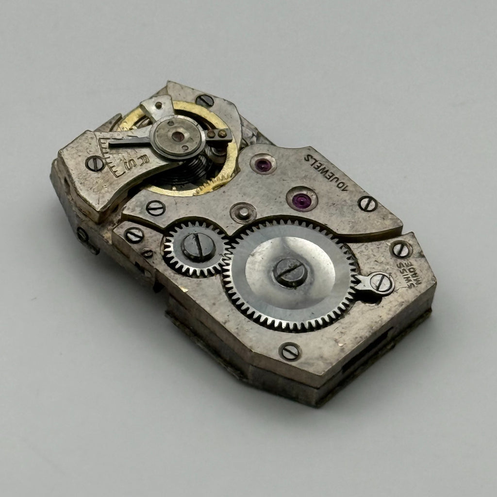 AS 519 Watch Movement A. Schild 10 Jewels Swiss Manual Wind Parts Repair 15.4mm