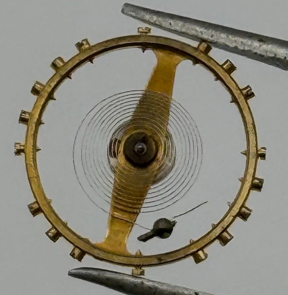 Smith A 360 Balance Wheel Complete And Spring 10½’’’ 970 Watch Movement Parts