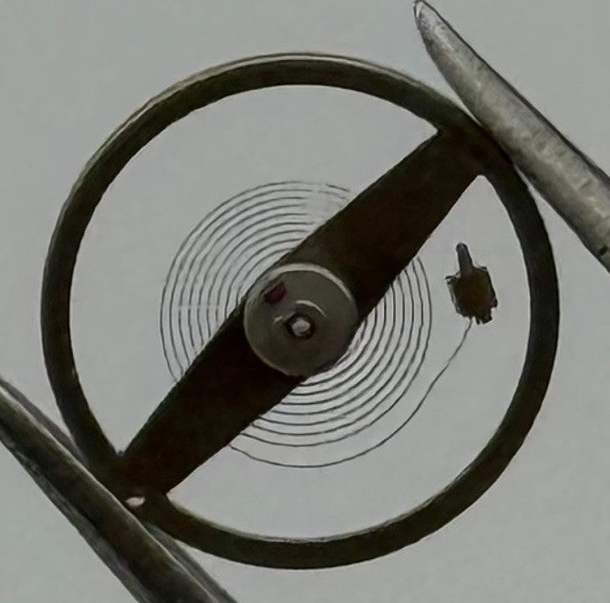 RL 6061 Balance Wheel Complete And Spring 6¼-8’’’ 1848 M Watch Movement Parts