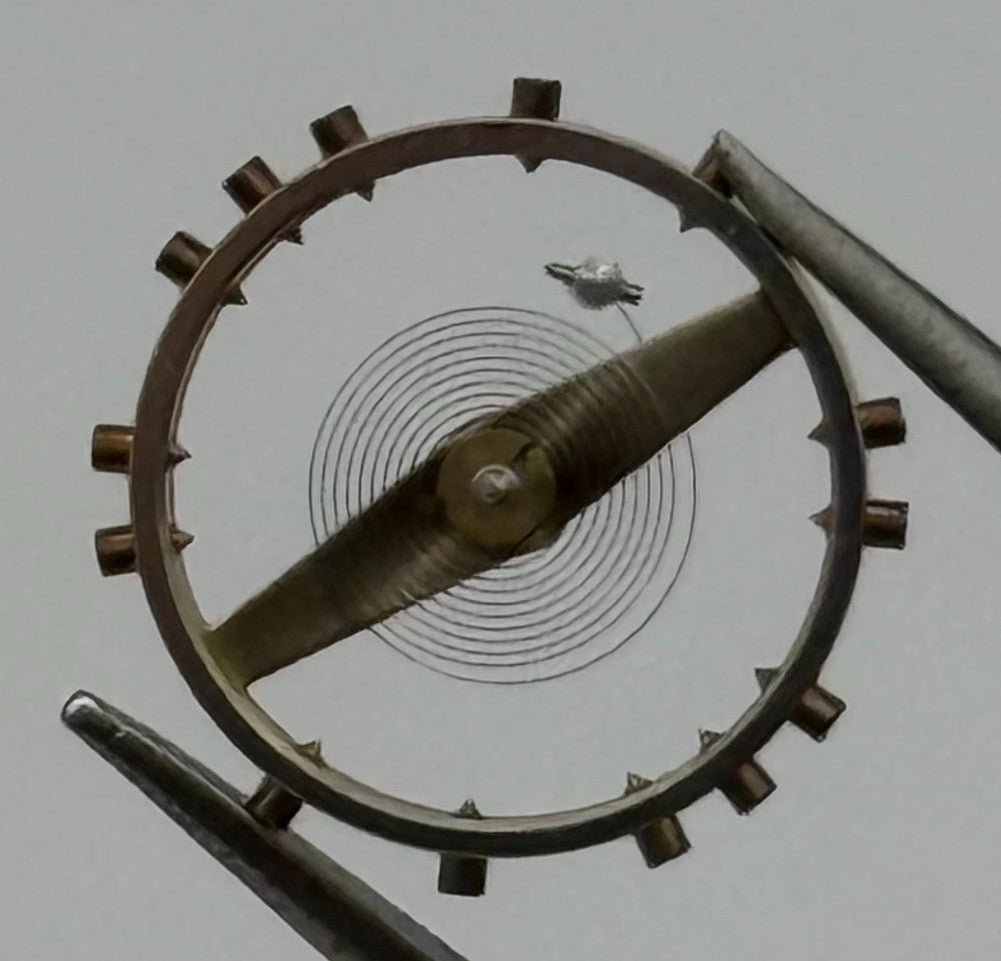 AS 1215 Balance Wheel Complete And Spring 10½’’’ 46 Watch Movement Parts NOS