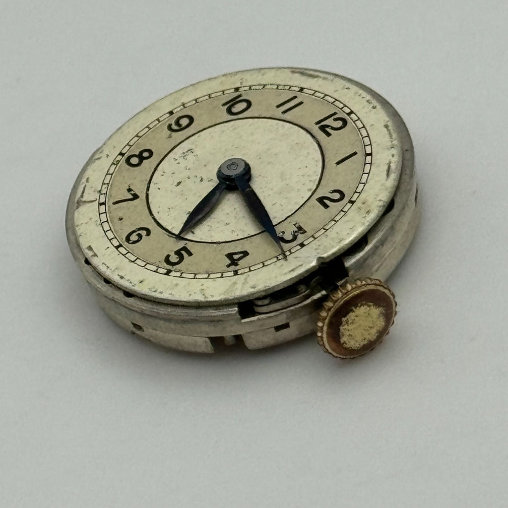 Shield Watch Movement - Nice Finish - For Parts / Repair - 19.6mm