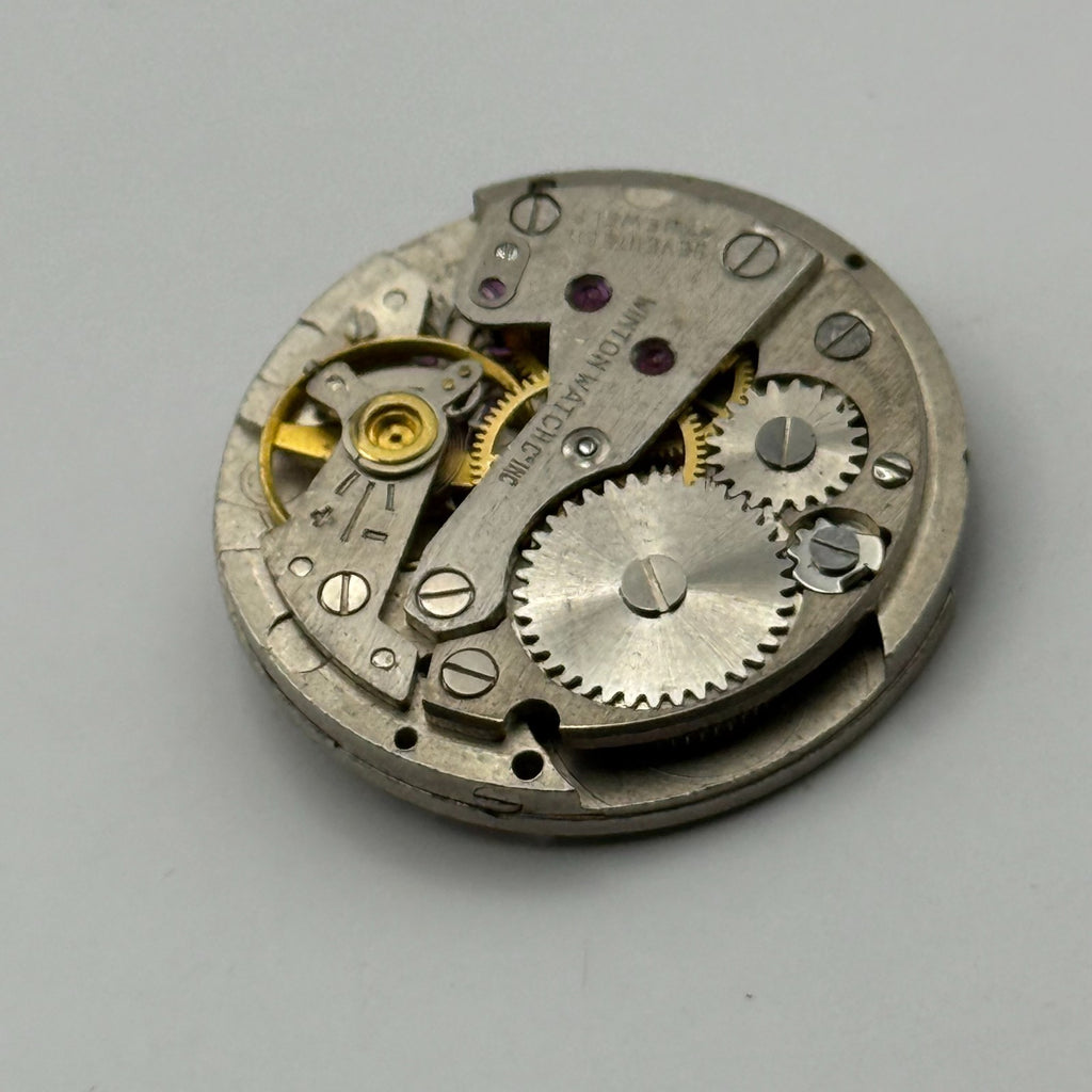 Jeambrun P32G Watch Movement Winton Swiss 17 Jewels Manual Wind Parts 25.7mm