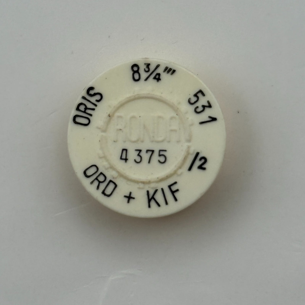 Oris 531/2 Balance Wheel Complete And Spring 8¾’’’ 4375 Watch Movement Parts NOS