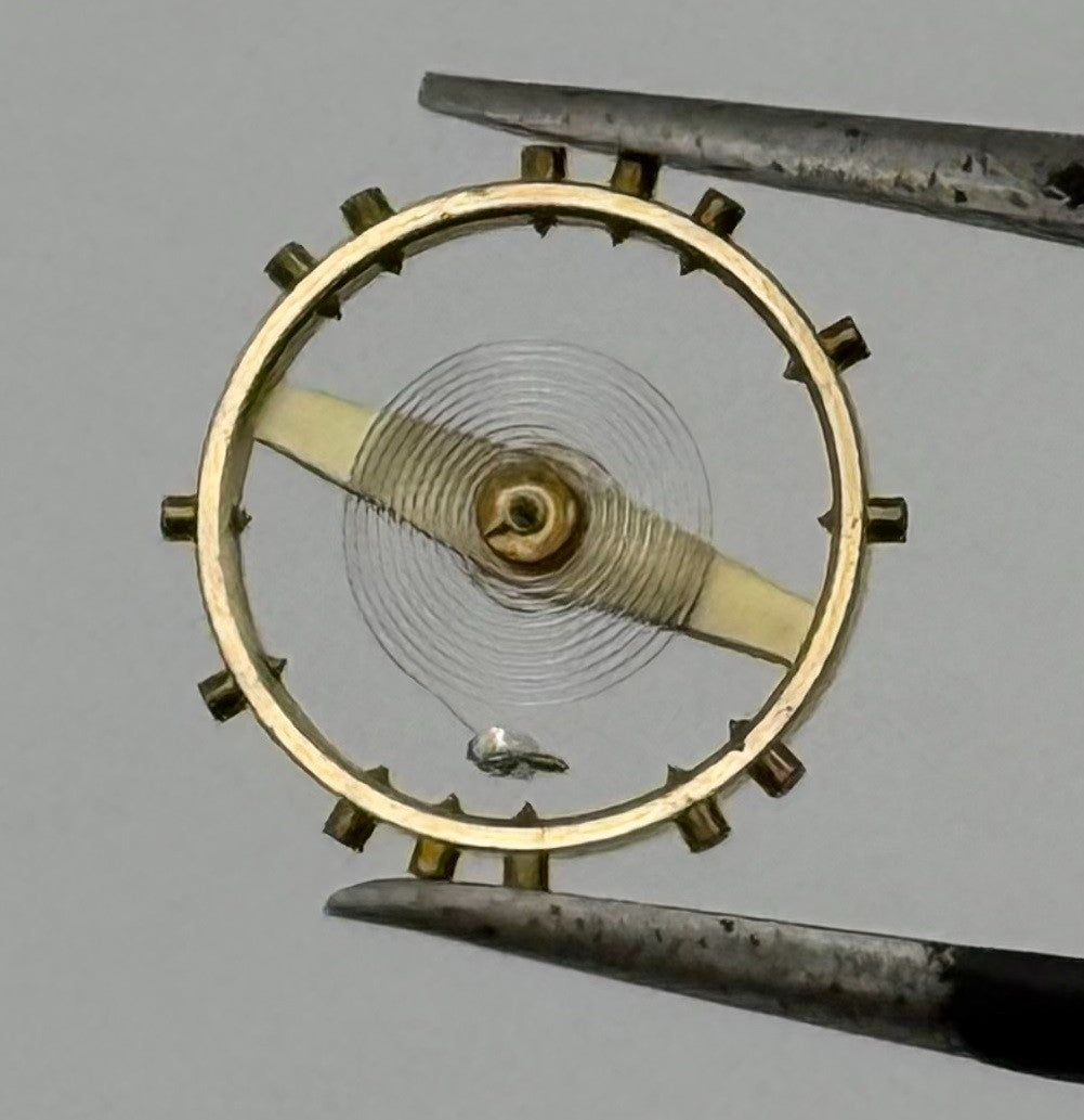 Venus 75 Balance Wheel Complete And Spring 10½’’’ Renata 310 Watch Movement Part