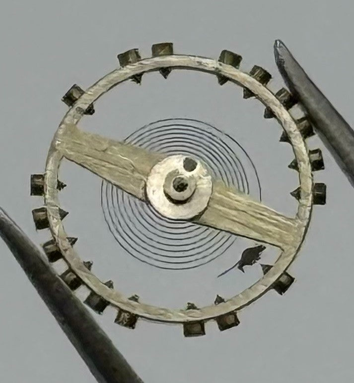 Peseux 220 Balance Wheel Complete And Spring 8¾’’’ 2007 Watch Movement Parts