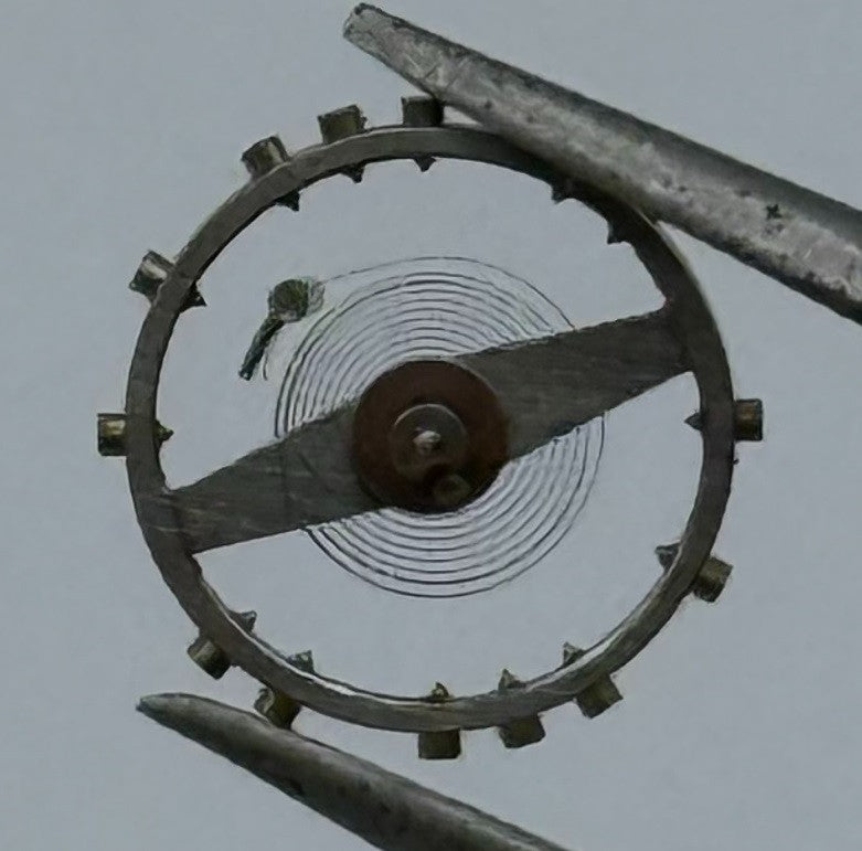 MST 349 Balance Wheel Complete And Spring 5¼’’’ Renata 256 Watch Movement Parts