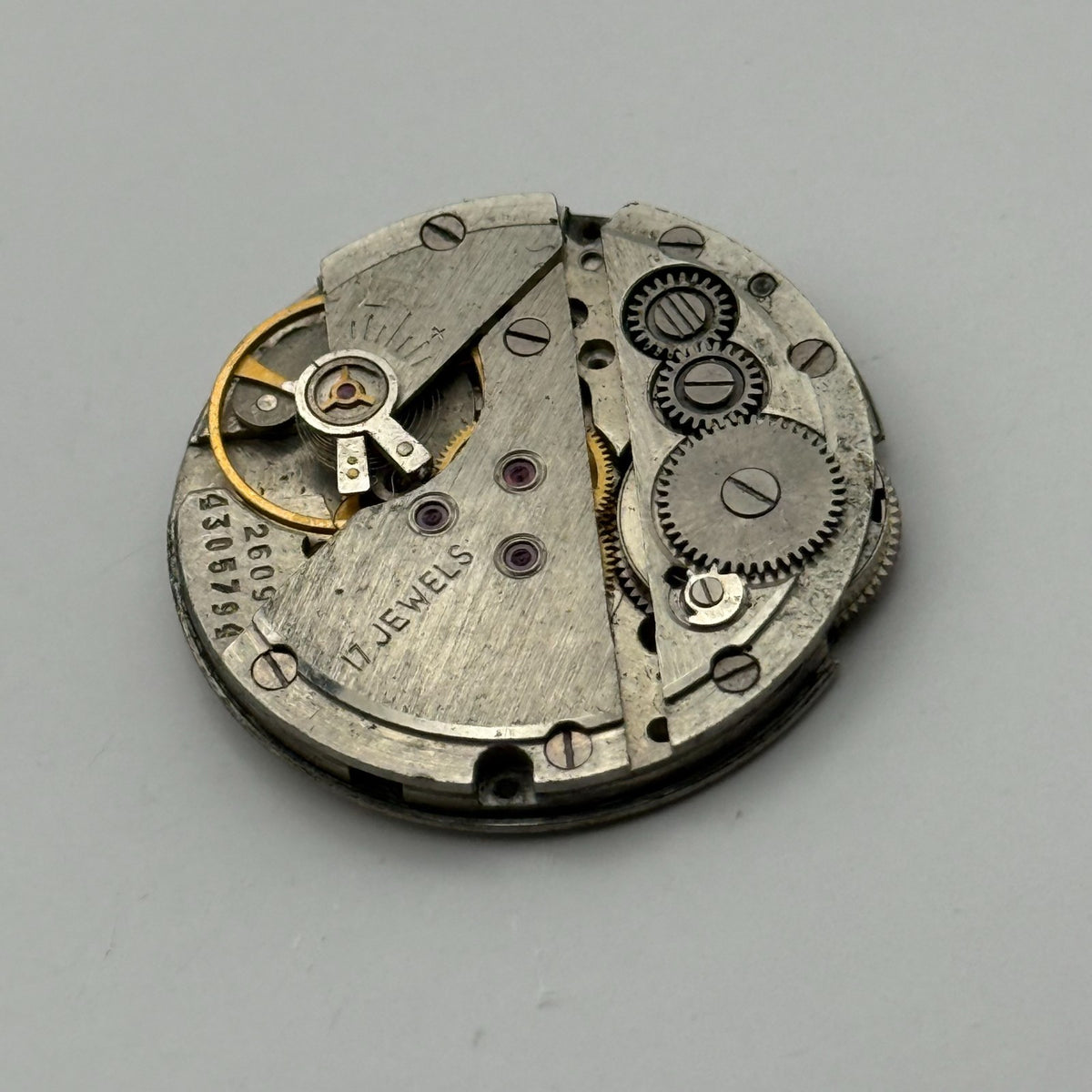 Poljot 2609 Watch Movement Soviet 17 Jewels Manual Wind Parts Repair 26.5mm