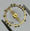 FHF 159 Balance Wheel Complete And Spring 3-10’’’ 190 M Watch Movement Parts NOS