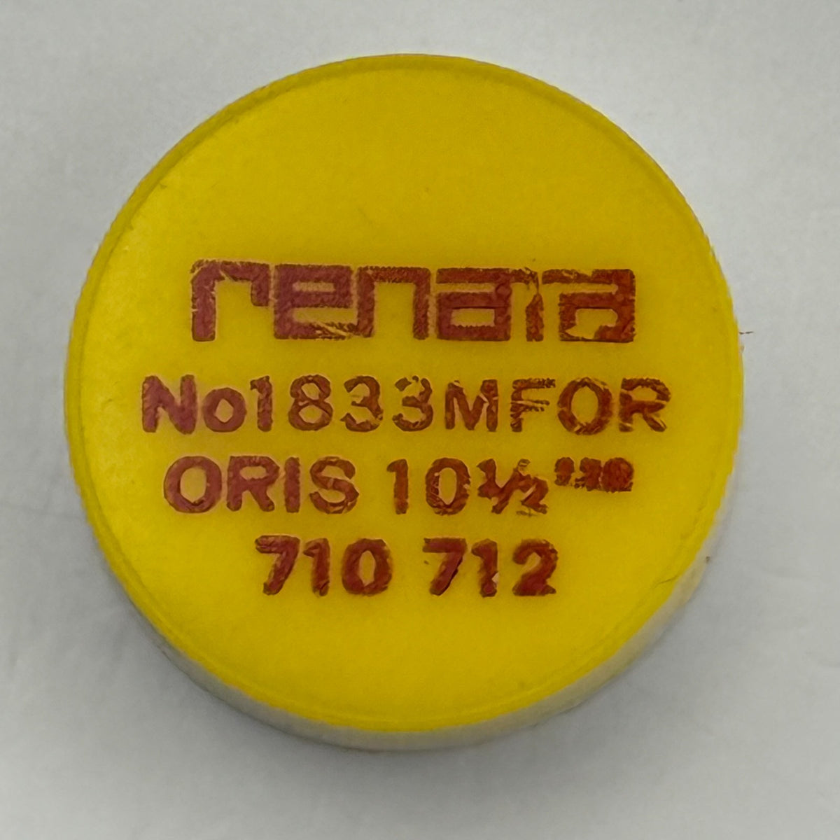 Oris 710 712 Balance Wheel Complete And Spring 10½’’’ 1833 Watch Movement Parts