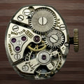 Bulova 5AD Watch Movement - Ladies - Running - For Parts / Repair - 13mm