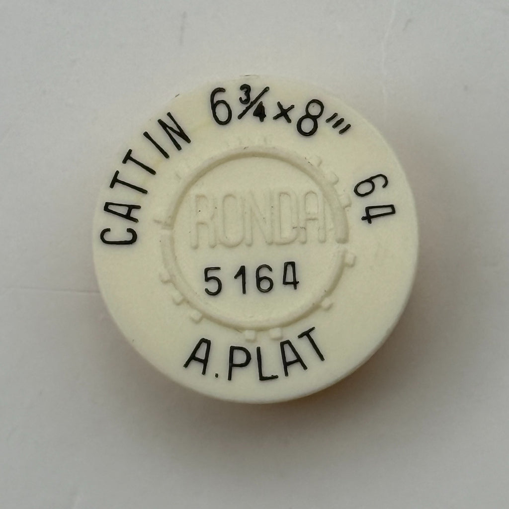 Cattin 64 Balance Wheel Complete And Spring 6¾ x 8''' 5164 Watch Movement Parts