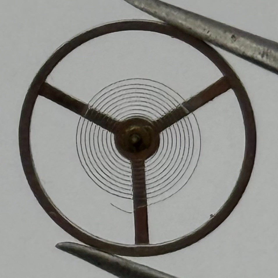 C 603 Balance Wheel Complete And Spring 10½’’’ Renata Watch Movement Parts NOS