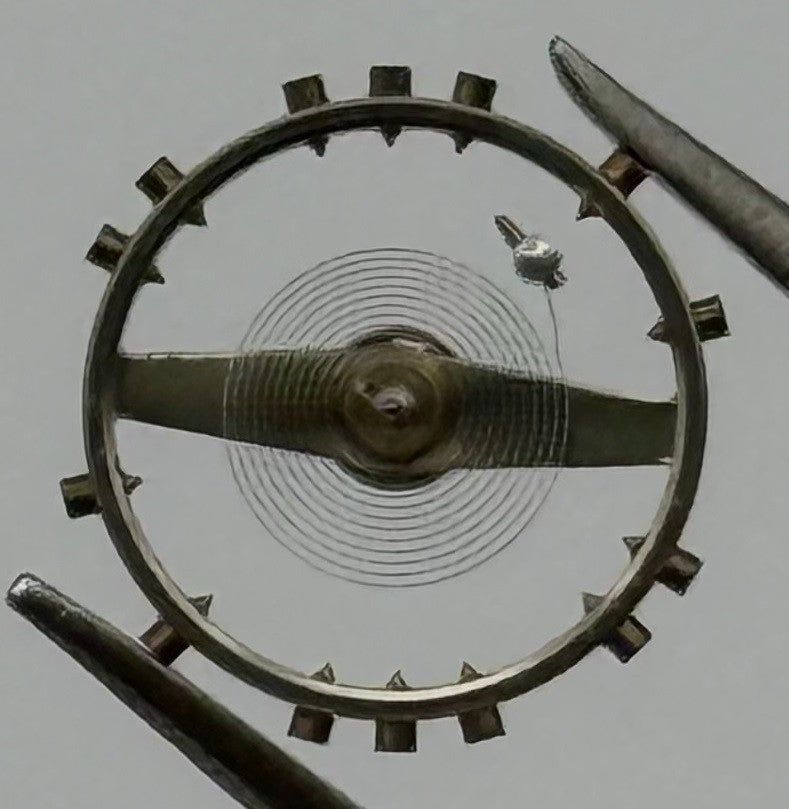AS 415 Balance Wheel Complete And Spring 9¾’’’ Renata Watch Movement Parts NOS