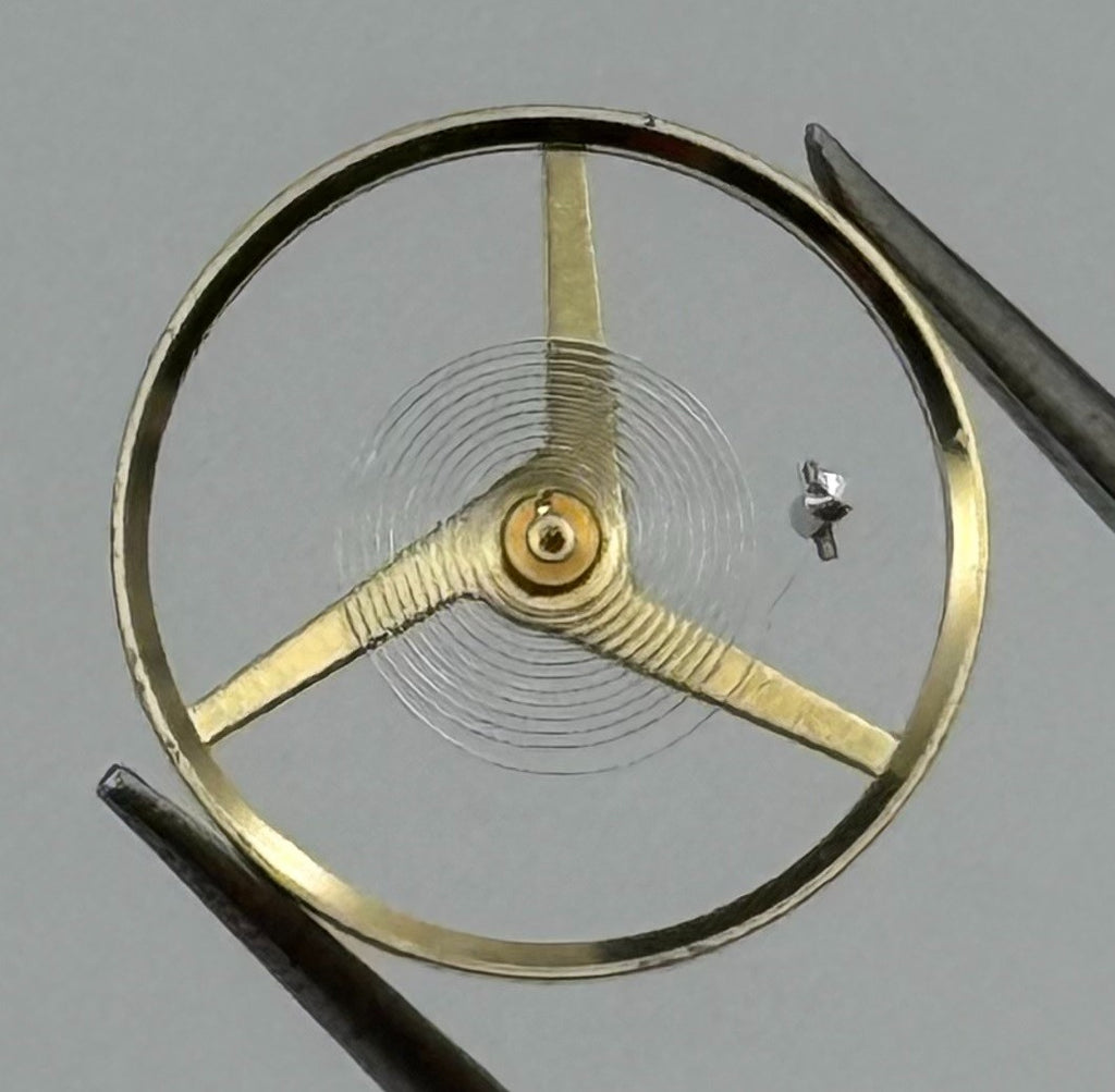 AS 1710 1814 Balance Wheel Complete And Spring 1576 Watch Movement Parts NOS