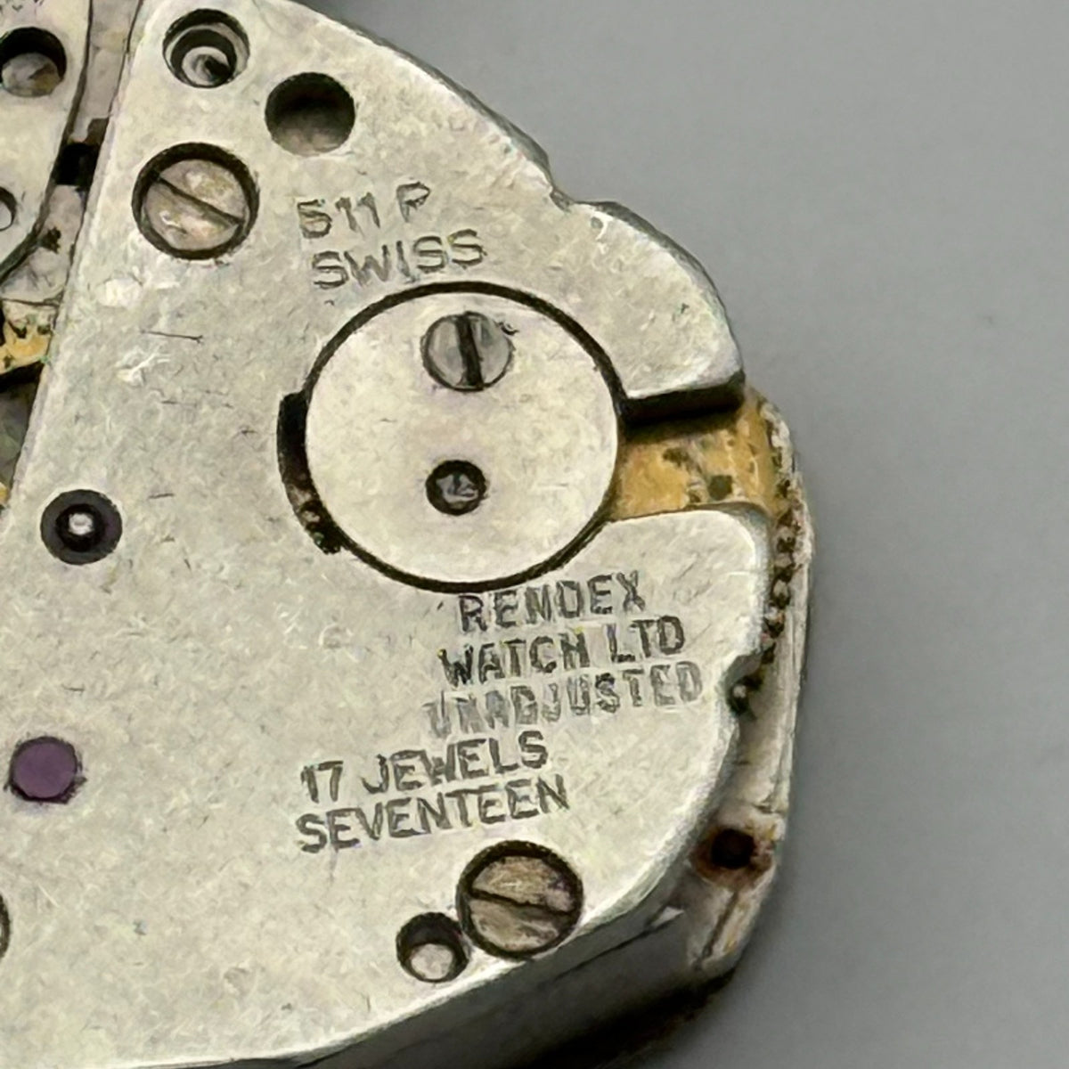 Ronda 511P Watch Movement Running Santima 17J Swiss Manual Wind Parts 15.2mm