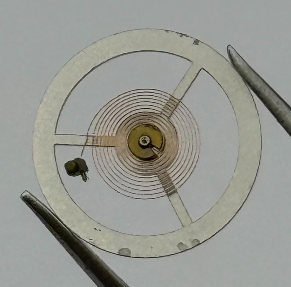 EB 8800 Balance Wheel Complete And Spring 12''' Renata 1309 Watch Movement Parts