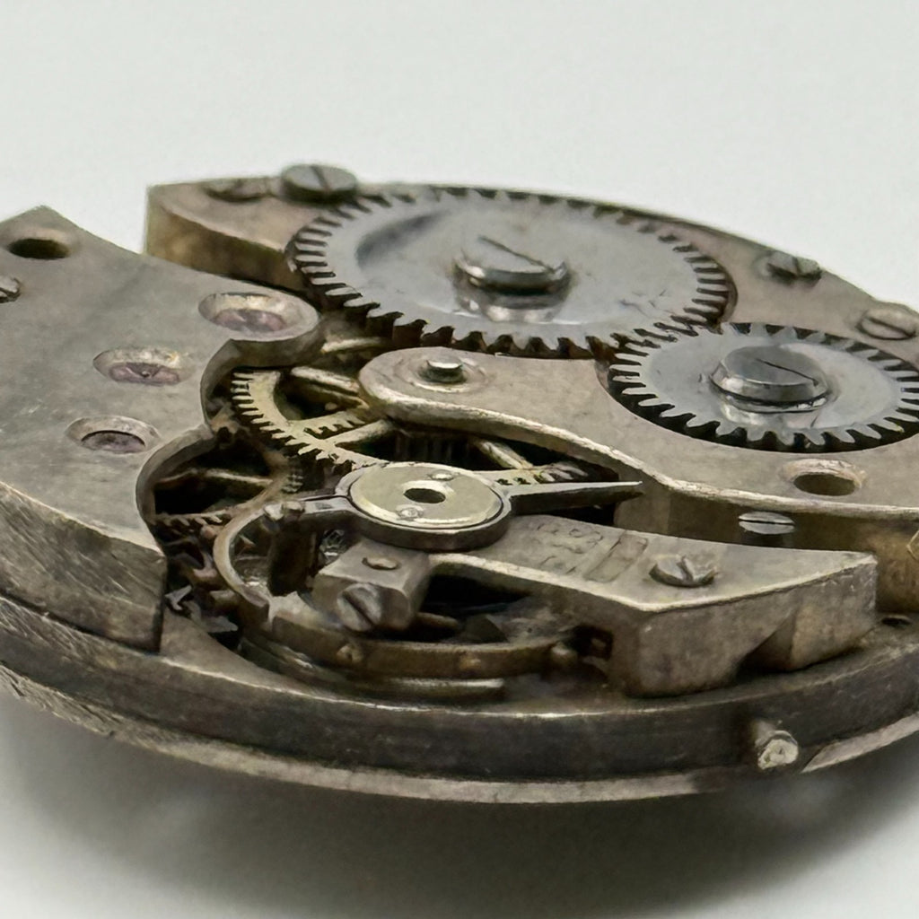 Unidentified Watch Movement Manual Wind Vintage Parts Repair Spares 24.1mm