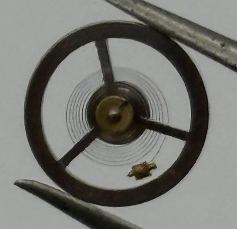 Ebosa 85 Balance Wheel Complete And Spring Renata 132 M Watch Movement Parts NOS