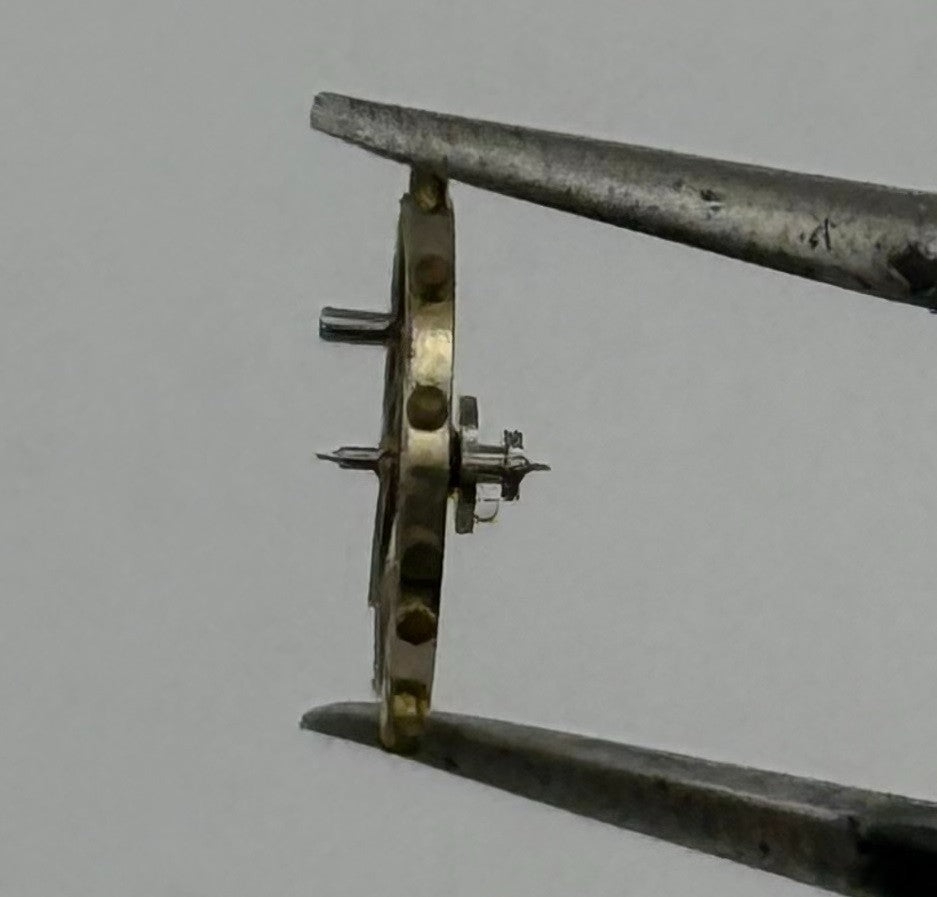 Helvetia 104N Balance Wheel Complete And Spring Ronda 1234 Watch Movement Parts