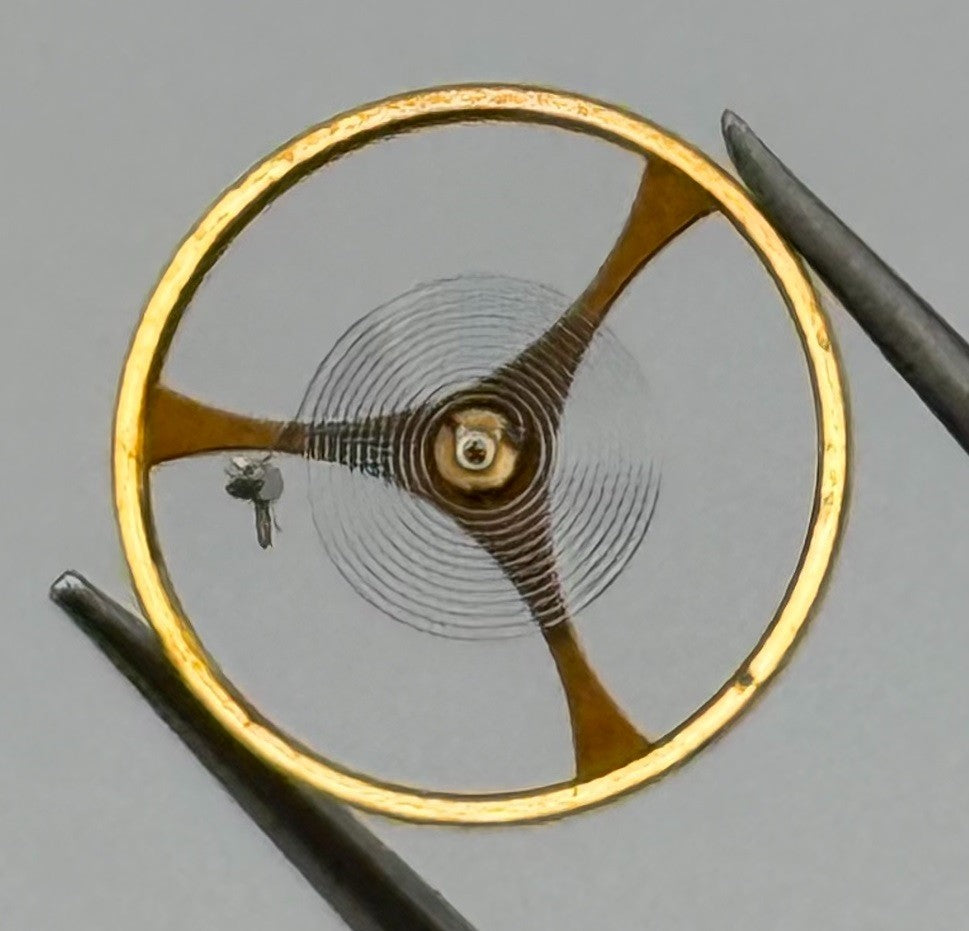 AS 1649 Balance Wheel Complete And Spring 11½’’’ 1563 Watch Movement Parts NOS