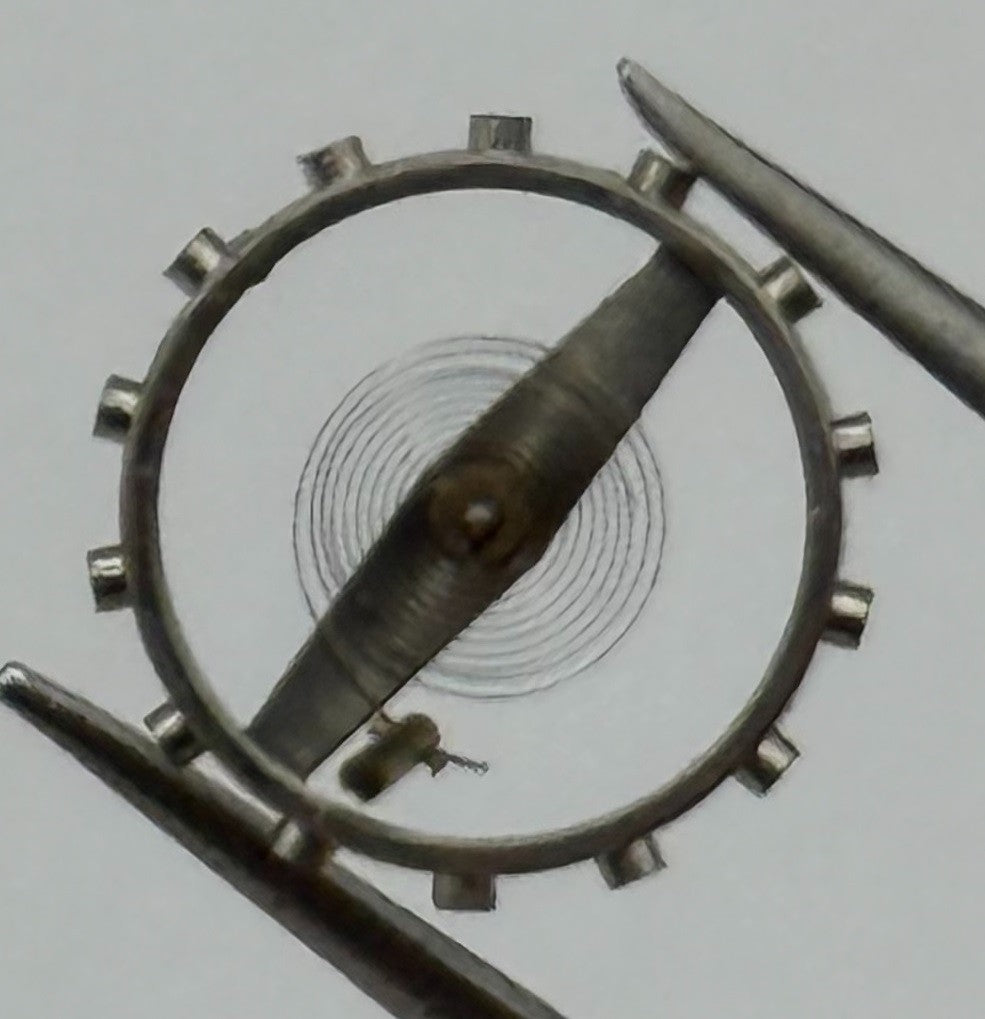Brac 2001/3 Balance Wheel Complete And Spring Renata 68 Watch Movement Parts NOS