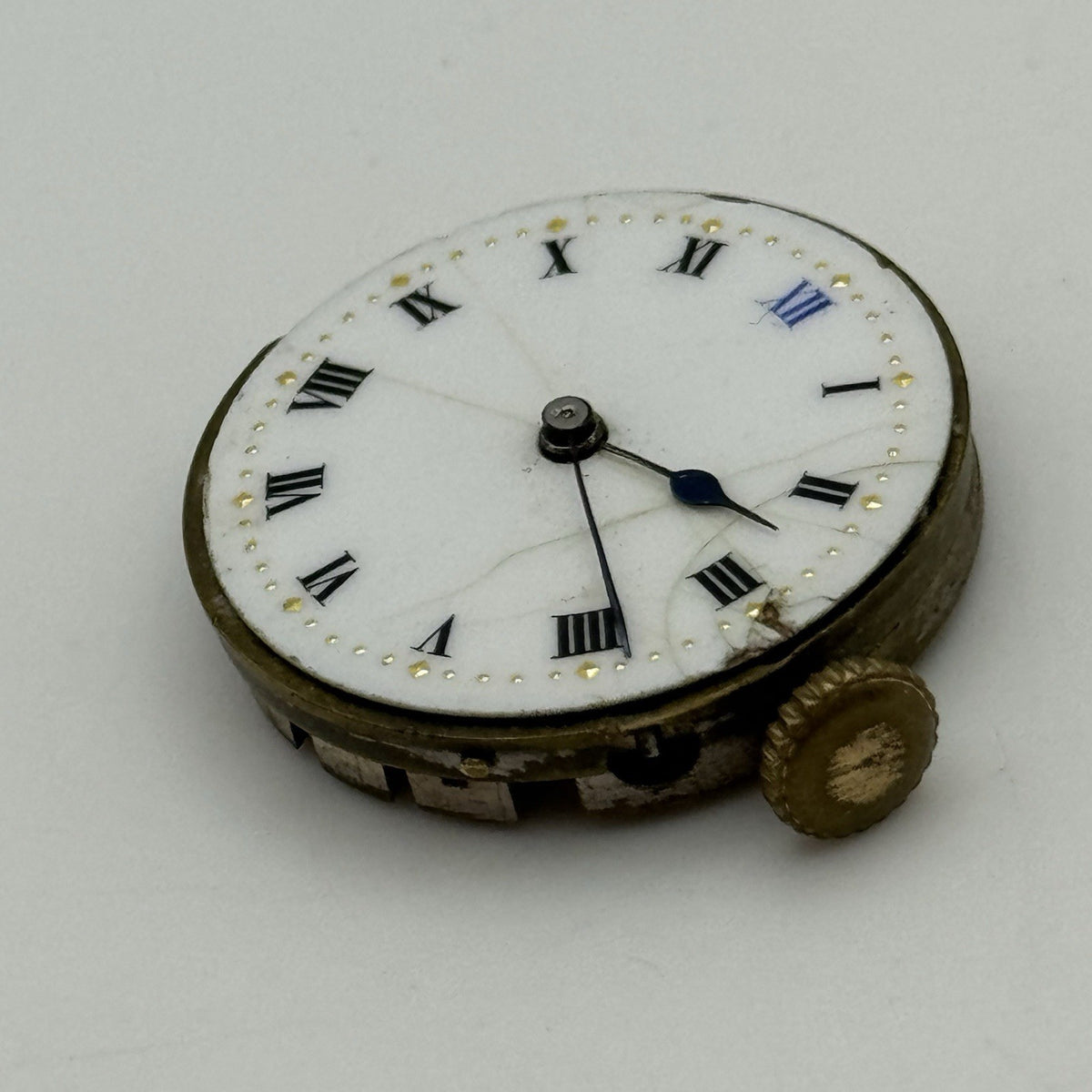 Unidentified High Grade Watch Movement - 17 Jewels - For Parts / Repair - 24.9mm
