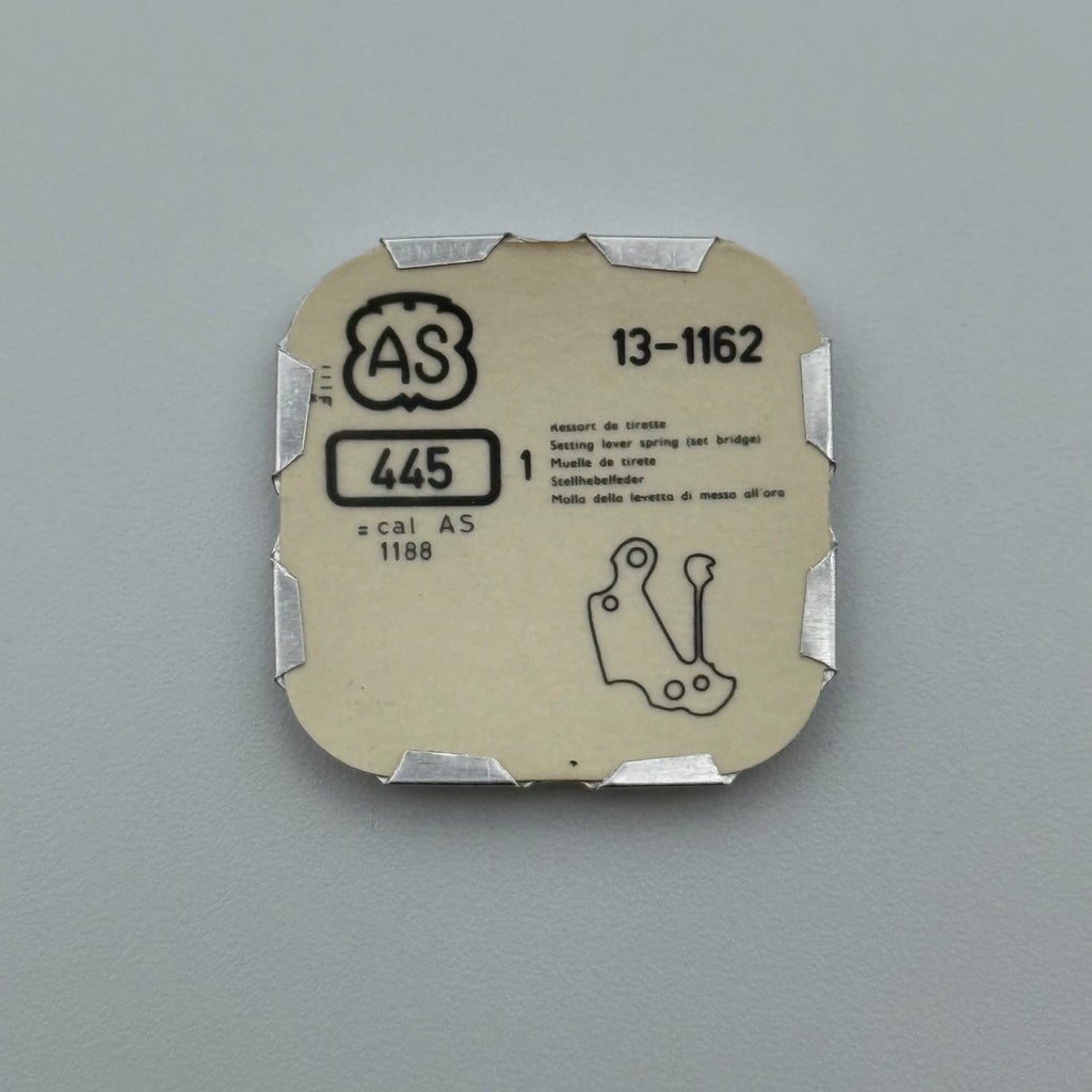 AS 1162 Setting Lever Spring - 13 - 445 - New Old Stock - Watch Parts