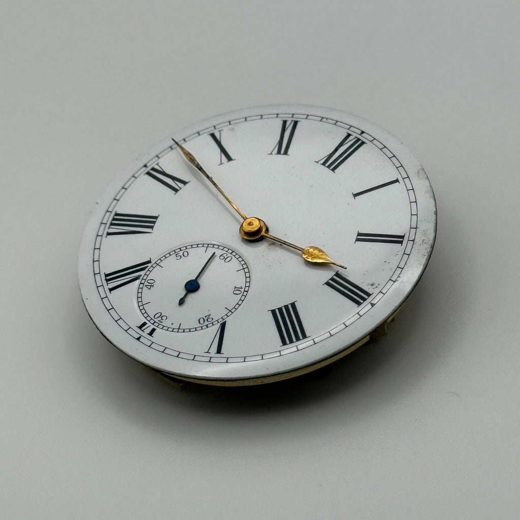 Swiss Lever Pocket Watch Movement - Unidentified - Antique Parts / Repair 42.7mm