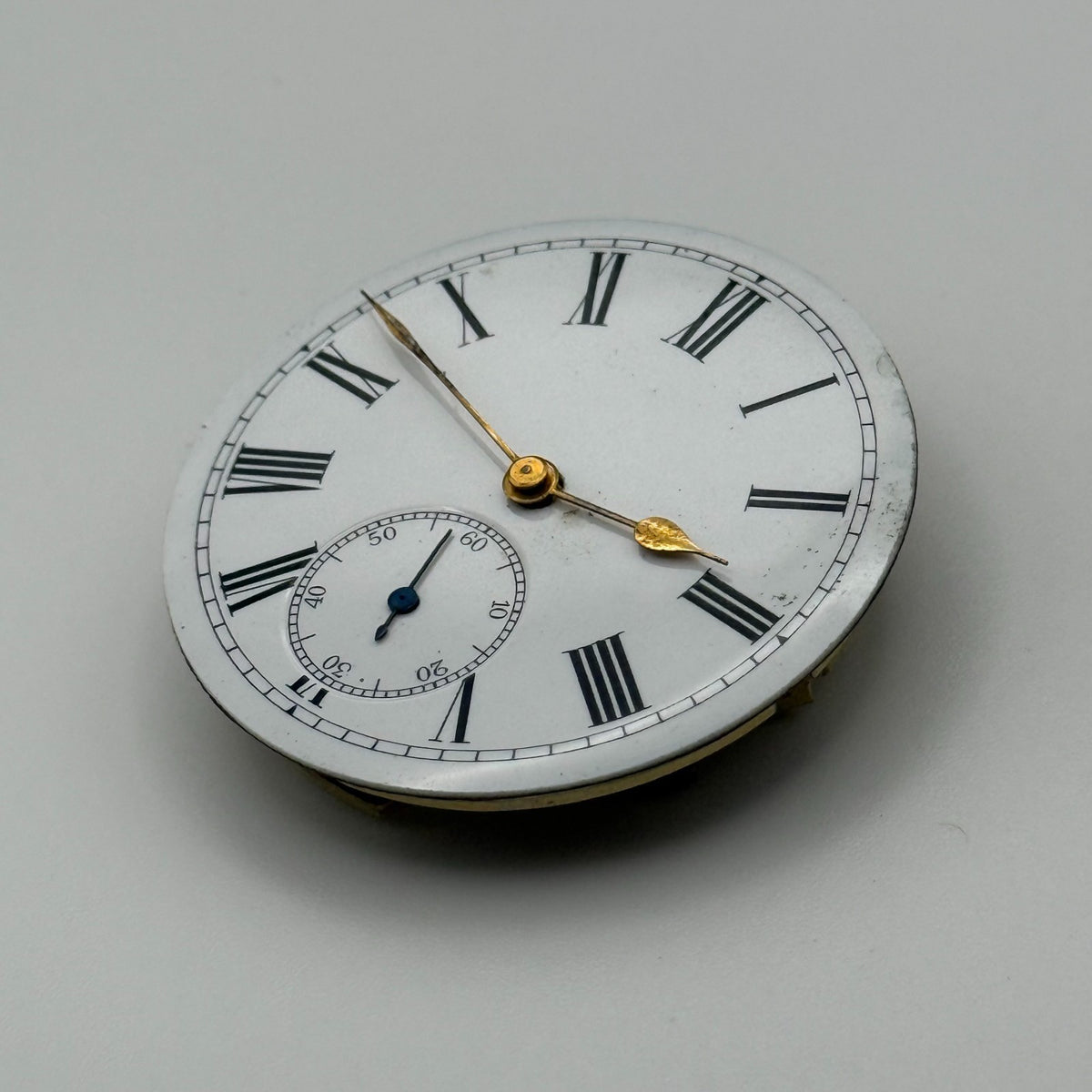 Swiss Lever Pocket Watch Movement - Unidentified - Antique Parts / Repair 42.7mm